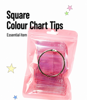 RORO Square colour chart tip 50pc
