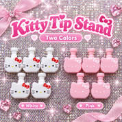 BLANC BLANC Kitty tip stand - White/Pink