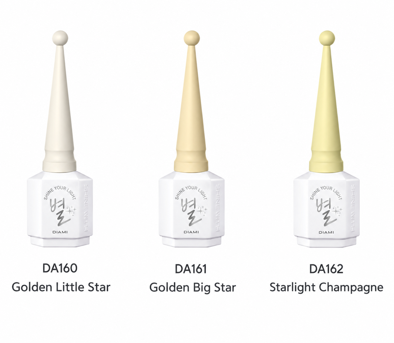 DIAMI Shine your light Gold star series - 3 colours