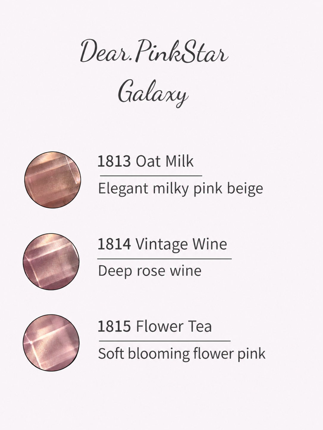 ICE GEL Dear pink star galaxy