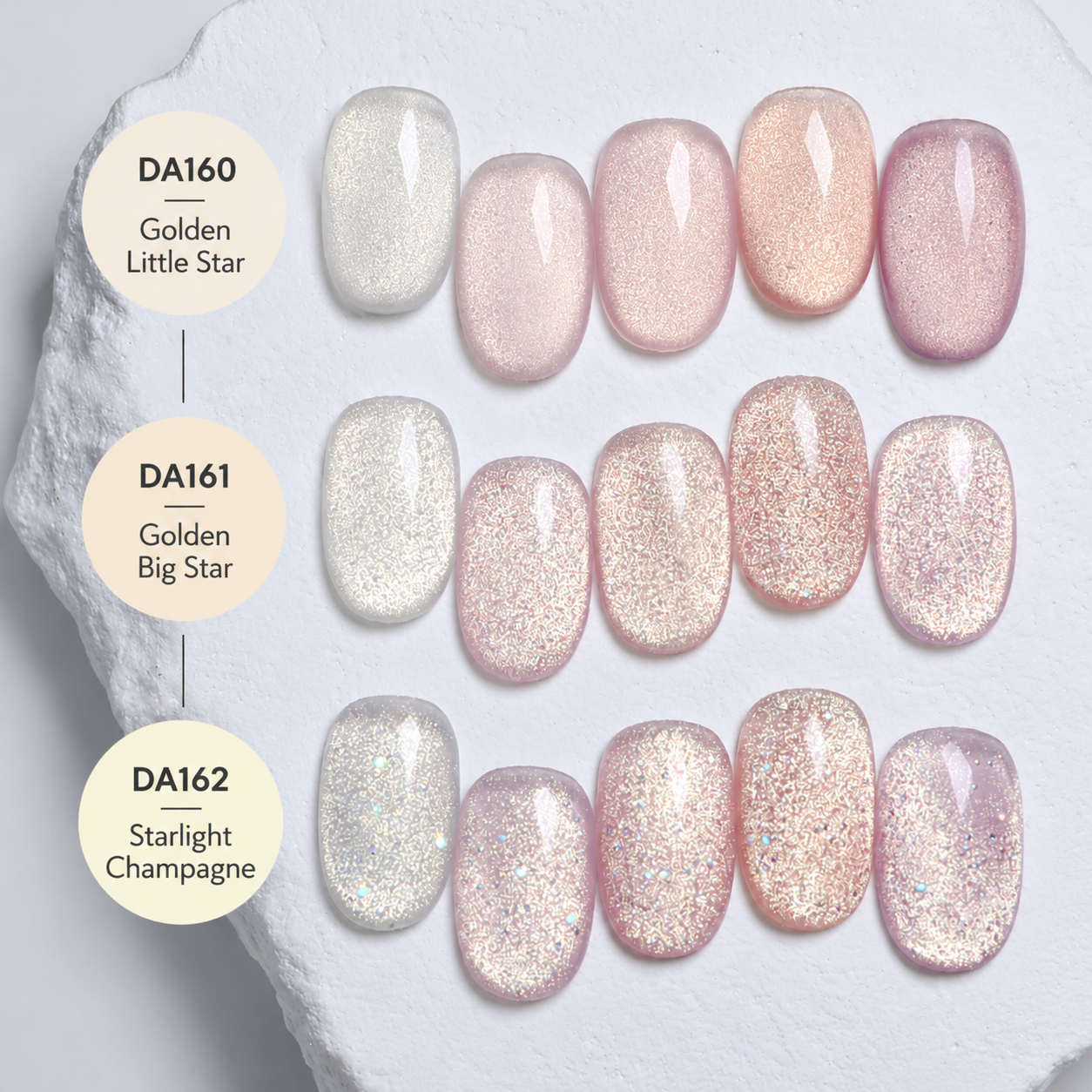 DIAMI Shine your light Gold star series - 3 colours