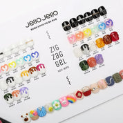 JELLO JELLO Zig Zag 3D Gel (No-wipe) - 19 colour options (JT-01 to JT-21)