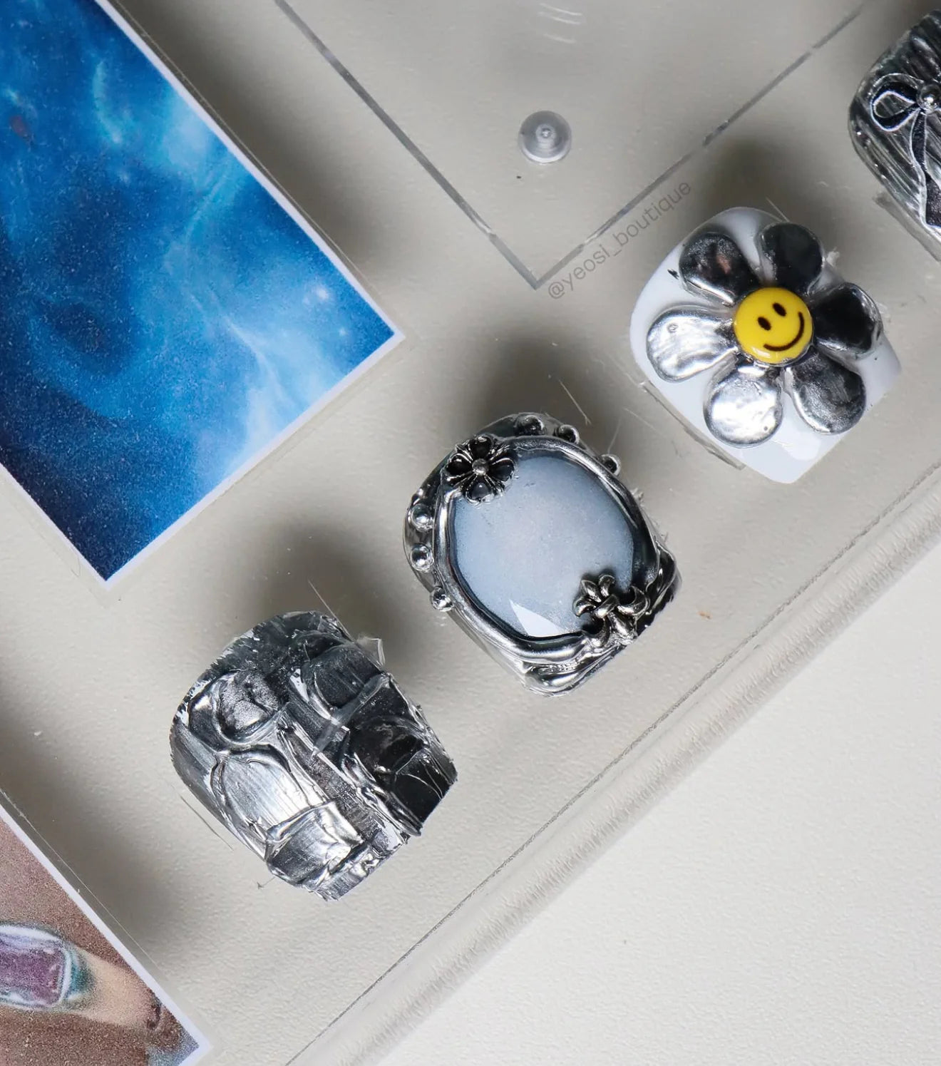 RABOGEL Silvair - High shine metallic mercury gel