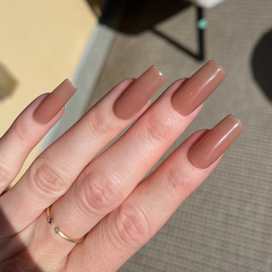 NAIL THOUGHTS NTB-13 ICED LATTE BASE | Tinted builder base gel
