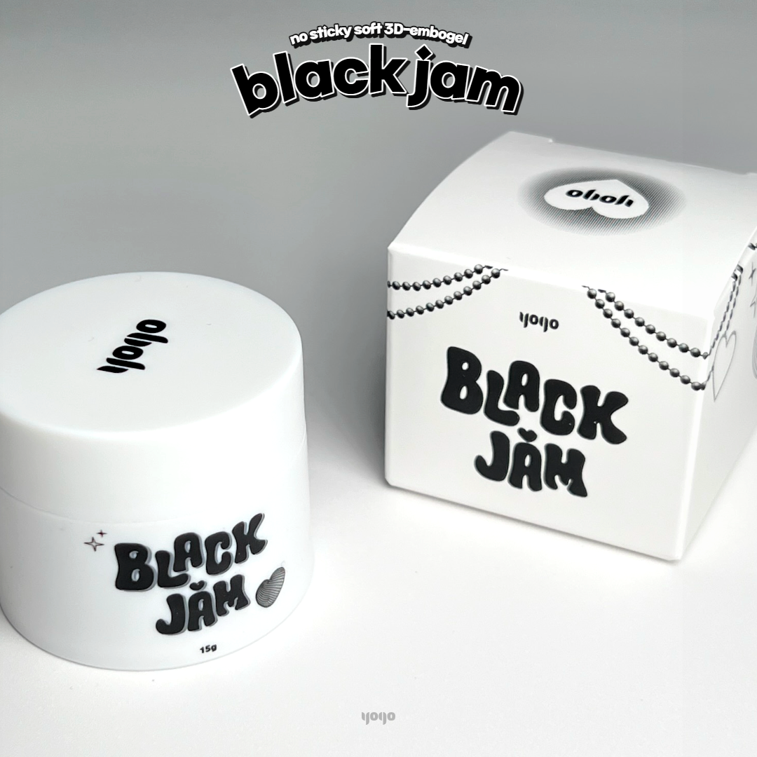 YOGO KK Gel - Black Jam (3D clay gel)