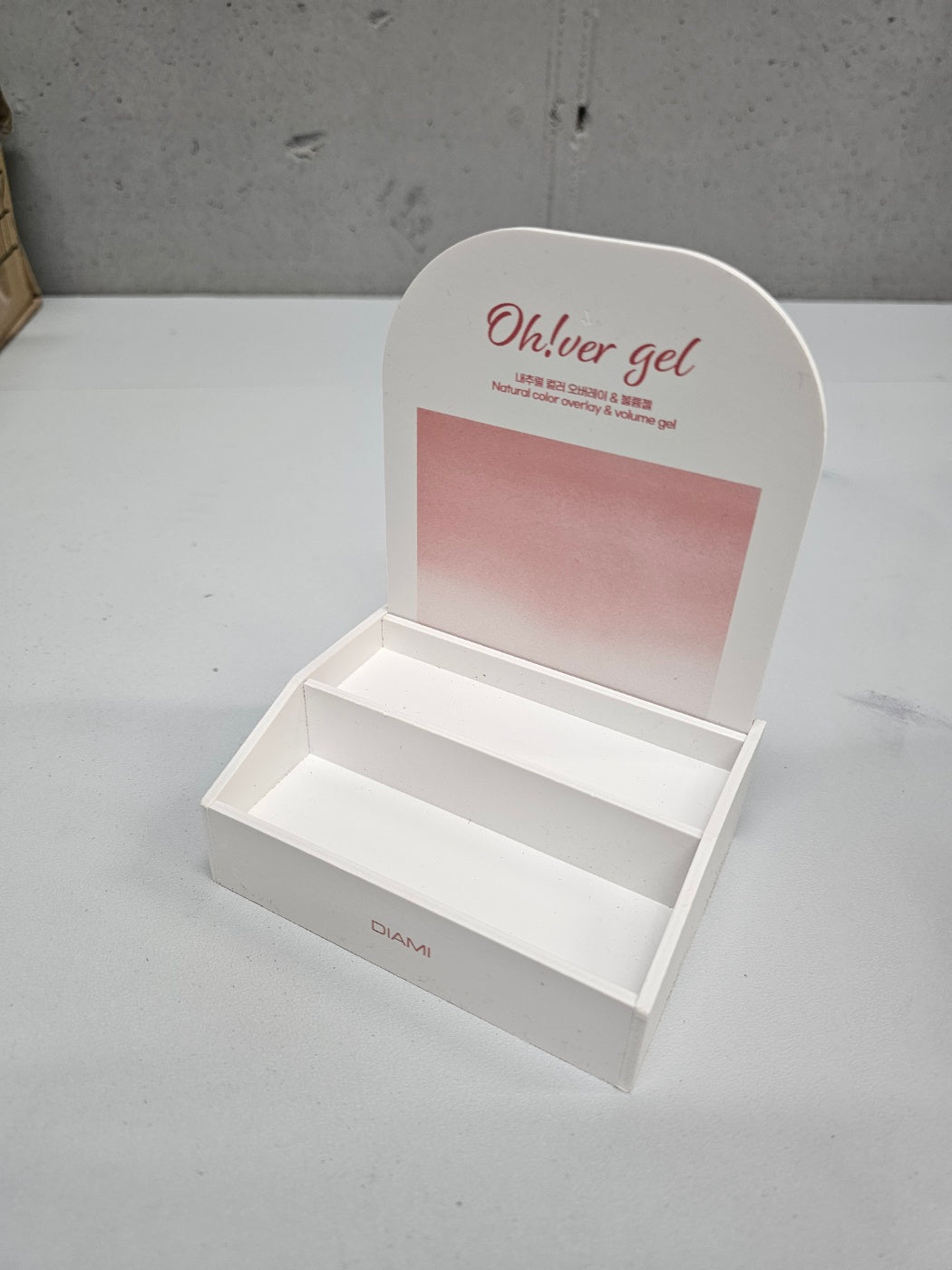 DIAMI Oh!ver gel 5pc collecton (colour builder gel) + Display rack gift