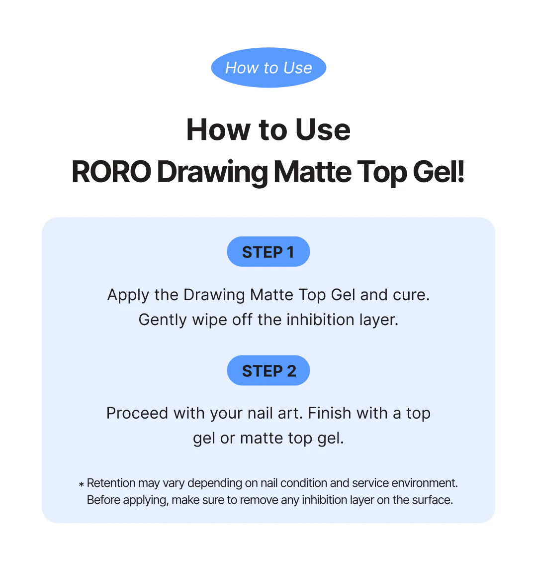 RORO Drawing matte top - Chrome resistant