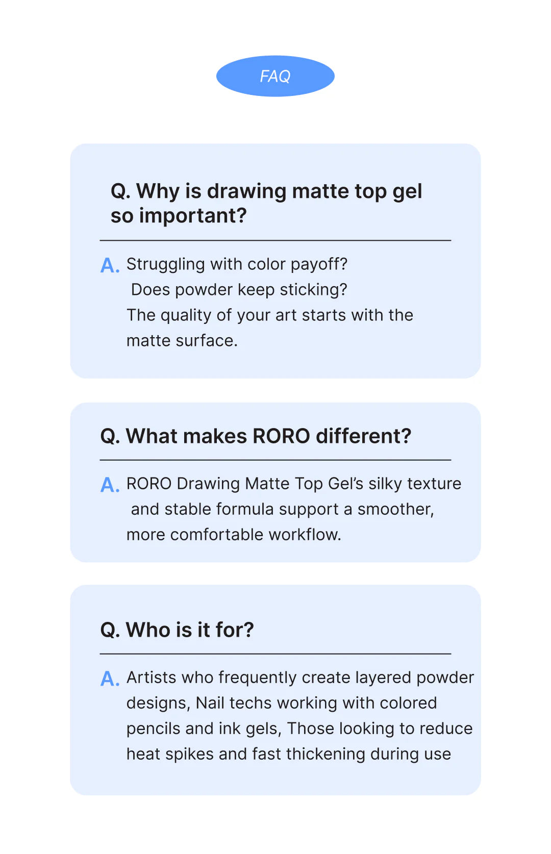 RORO Drawing matte top - Chrome resistant