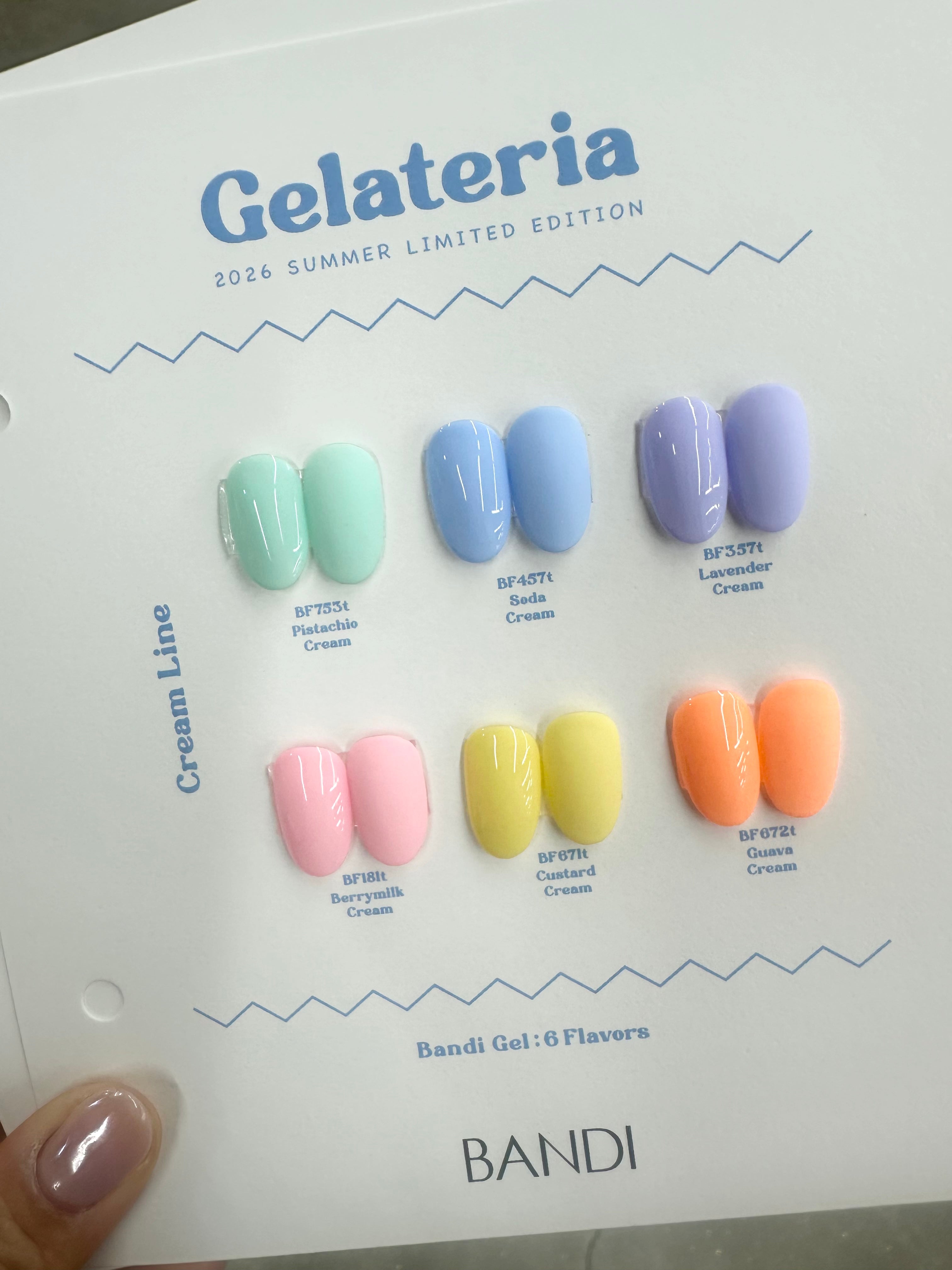 BANDI Gelateria - solid gel