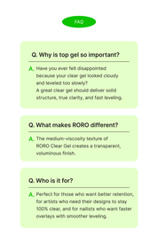 RORO Clear gel