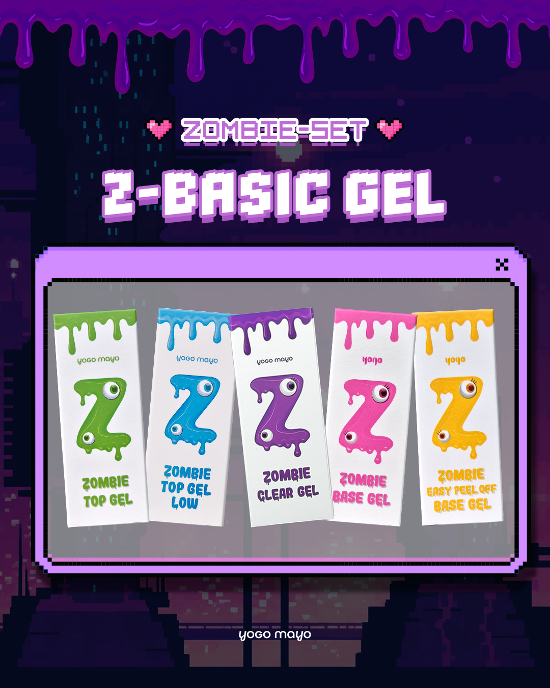 YOGO MAYO Zombie clear gel - Non wipe