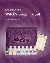 RORO Knock Knock Witch's shop 8pc collection - Ink + topping gel
