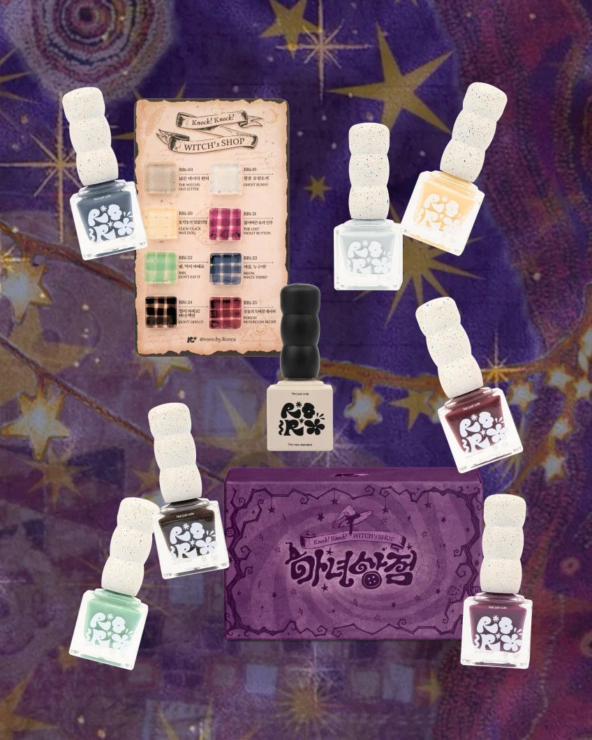 RORO Knock Knock Witch's shop 8pc collection - Ink + topping gel