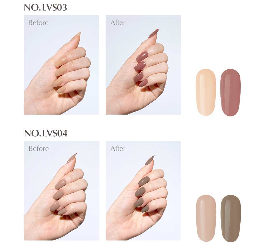 Leav Makeover UV (Colour changing) Collection 6pc set