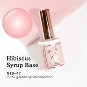 NAIL THOUGHTS NTB-47 HIBISCUS SYRUP BASE | Tinted builder base gel