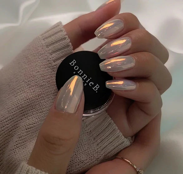 Creamy Peach With Gold Flakes Coffin Press on Nails With Diamond Cute Press  on Nails/ False Nails/ Glue on Nails/ Glitter Nails -  Sweden