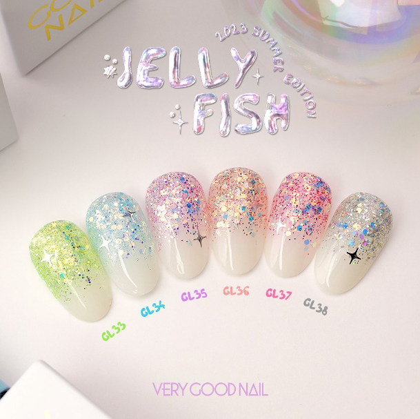 VERY GOOD NAIL Jellyfish 6pc collection