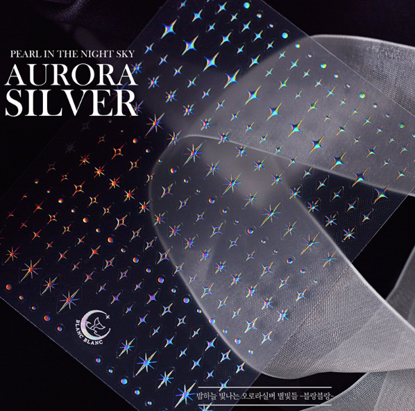BLANC BLANC custom made Night Sky stickers - Aurora