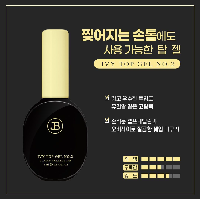 Jin.b Ivy Classy No wipe top gel series - 3 types