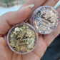 BONNIEBEE Metallic nail flakes - gold/silver
