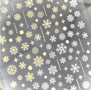 NAILBAYO - Doi snowflake stickers (2 colours)