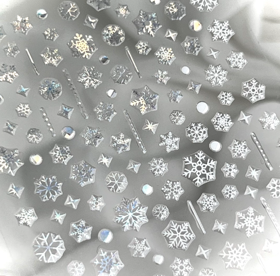 NAILBAYO - Doi snowflake stickers (2 colours) – Luna Beauty Store Australia