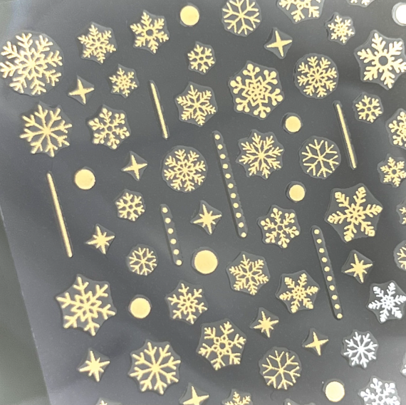 NAILBAYO - Doi snowflake stickers (2 colours)