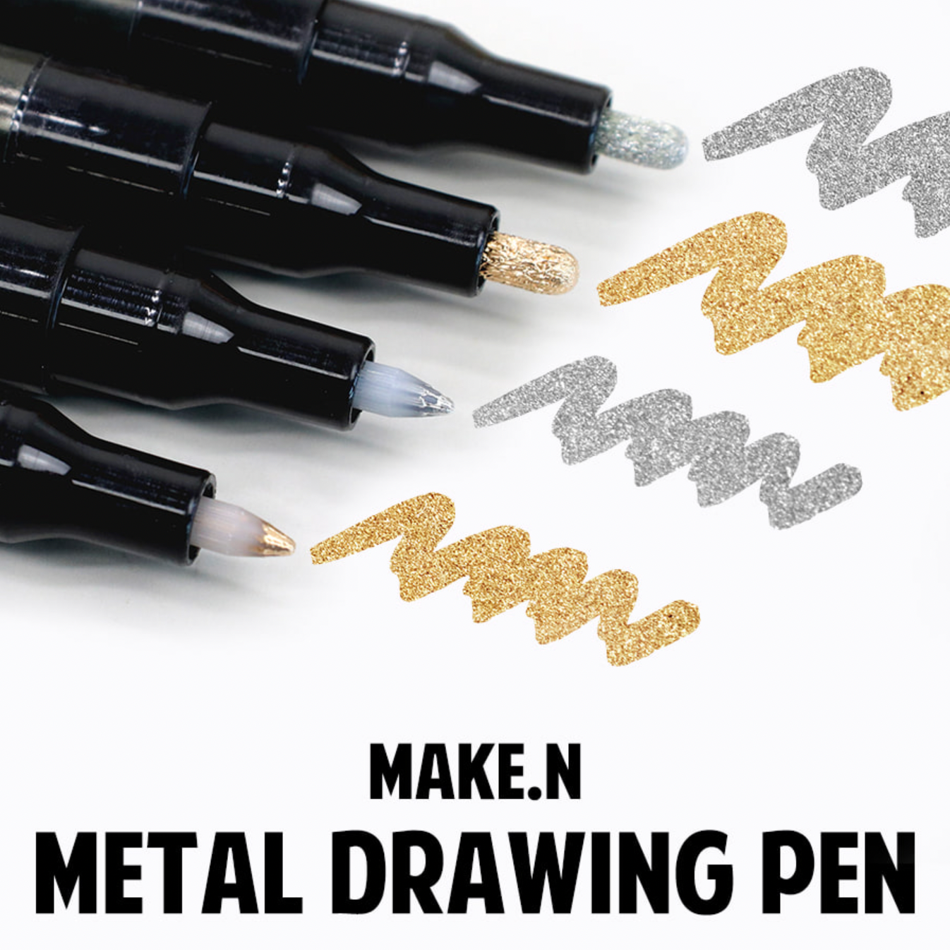 MAKE.N Metal drawing pen - 4 types