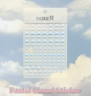 MAKE.N Pastel Cloud Stickers