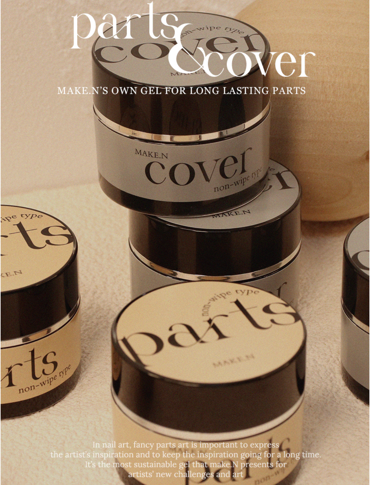 Make.N Parts & Cover Gel Set - 2 sizes