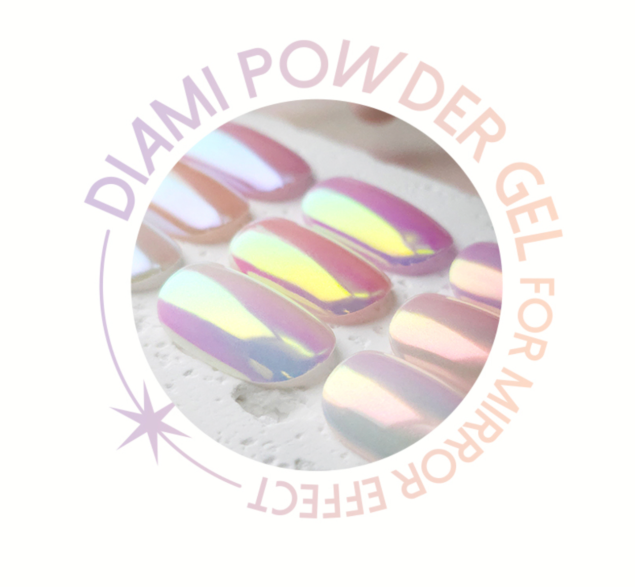 DIAMI Powder gel - No wipe syrup gel for chrome (3 colours) - HEMA FREE