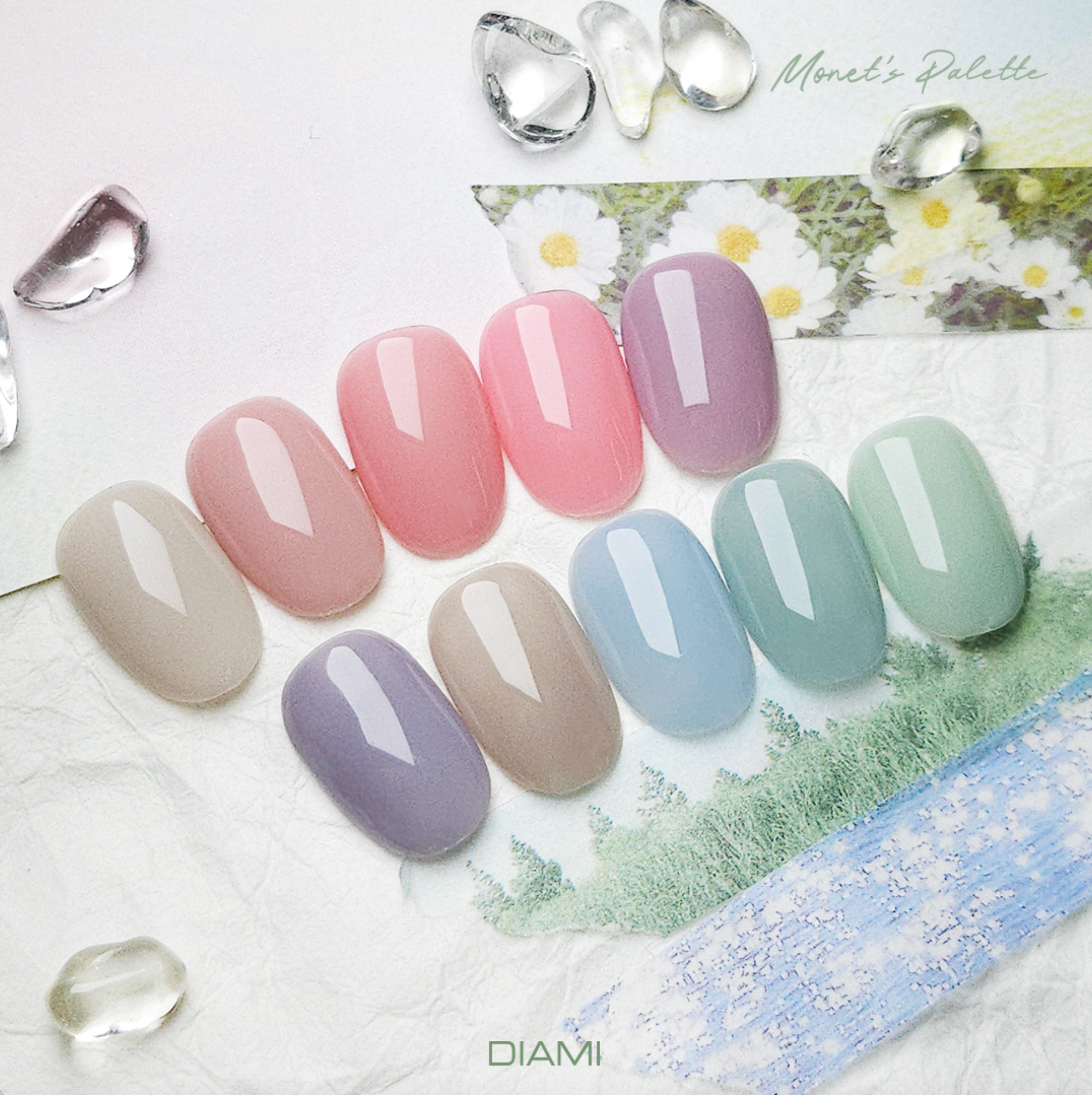 DIAMI Fresh 3.0 Monet's palette 10pc collection - HEMA FREE