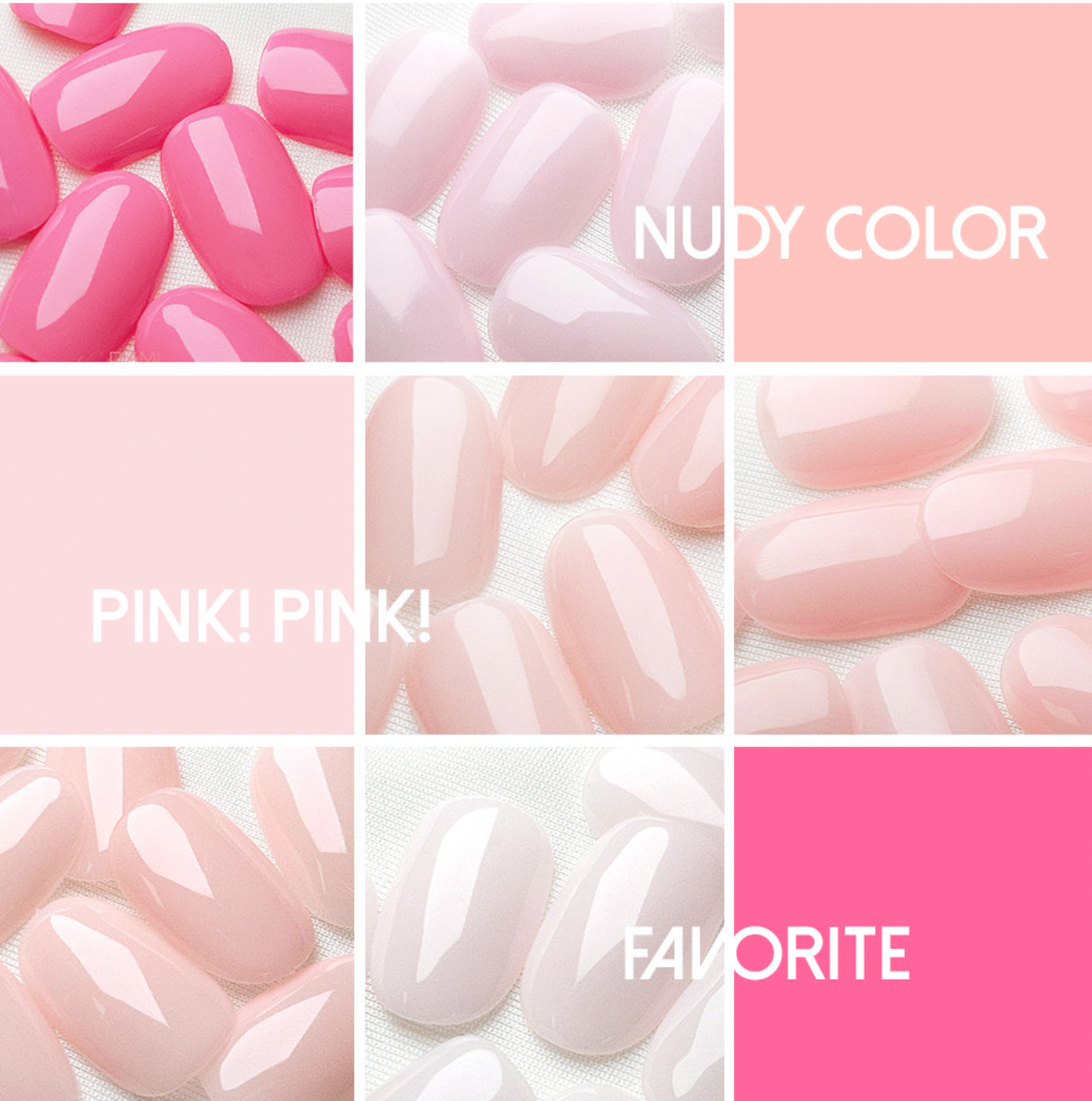 DIAMI Fresh 3.0 Favorite pink 10pc collection - HEMA FREE