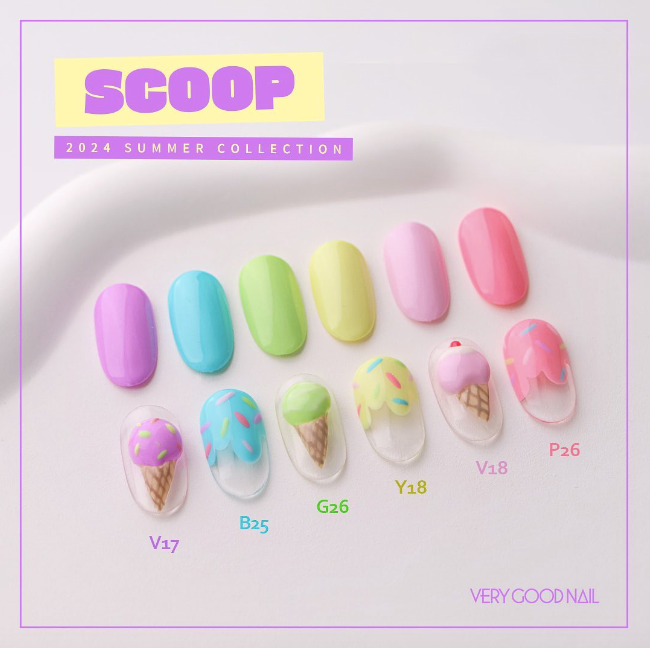 VERY GOOD NAIL Scoop 6pc collection