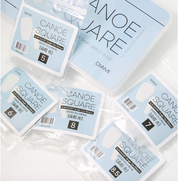 DIAMI Canoe tip square Slim short refill 50pc - soft gel extensions