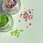 CHAKAN NAIL Flower & petal glitter 2pc set