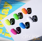 DGEL Signature - CITY POP 6pc collection | glow in the dark