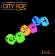 DGEL Signature - CITY POP 6pc collection | glow in the dark