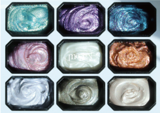 Make.N Shimmer cream nuance gel palette - no wipe