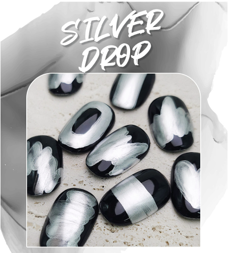 DIAMI Silver drop - metallic ink tint