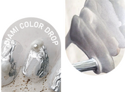 DIAMI Silver drop - metallic ink tint