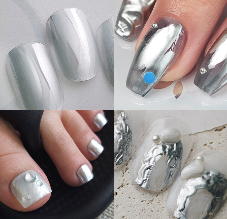 DIAMI Silver drop - metallic ink tint