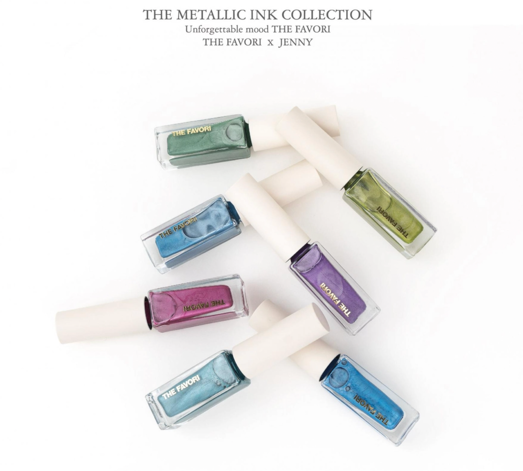 THE FAVORI × JENNY The metallic ink collection – Luna Beauty Store THE FAVORI × JENNY The metallic ink collection – Luna Beauty Store
