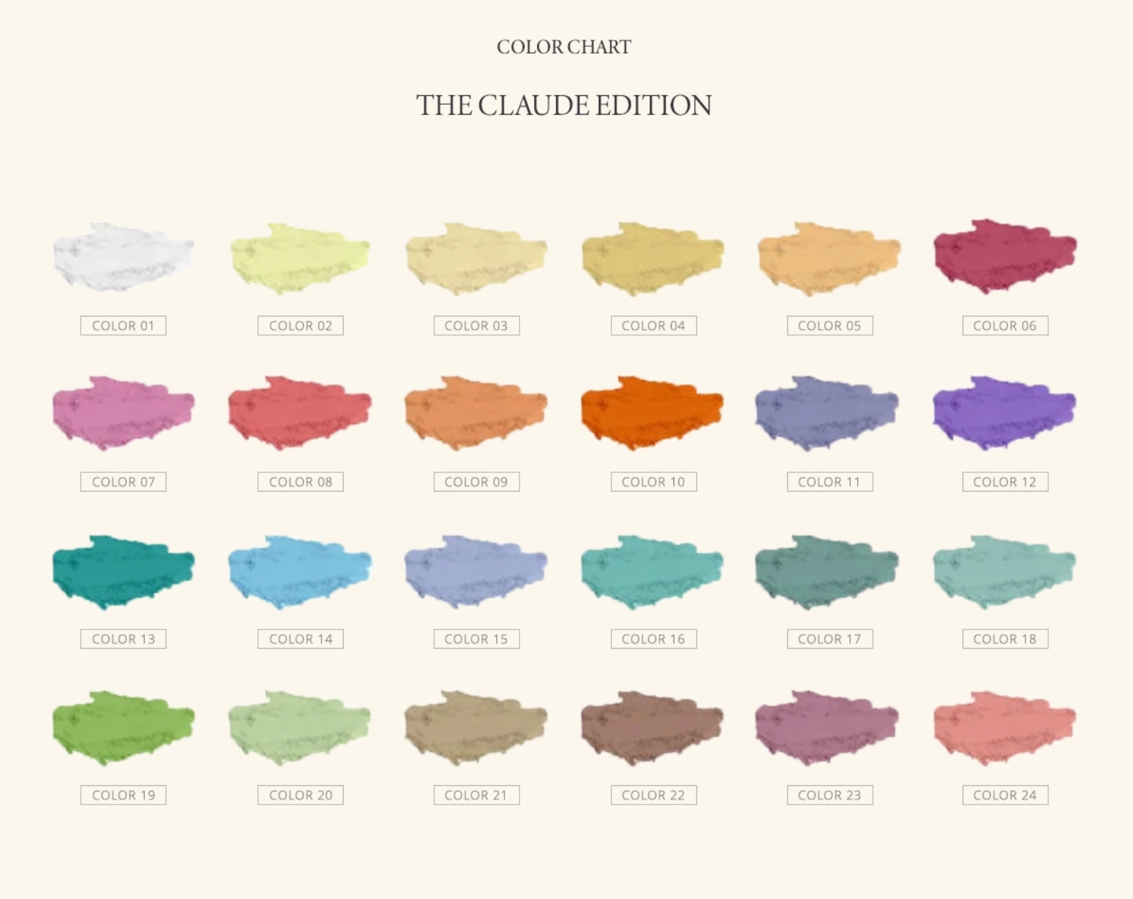 THE FAVORI The claude edition - oil pastel for nails