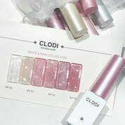 CLODI White pink glitter 6pc collection