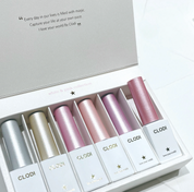 CLODI White pink glitter 6pc collection