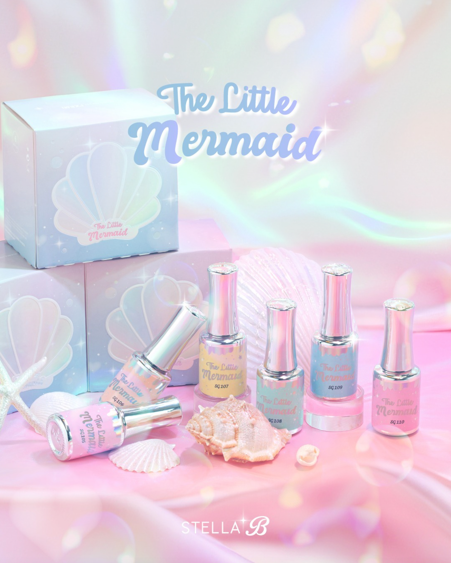 IZEMI Stella-B The little Mermaid 6pc collection