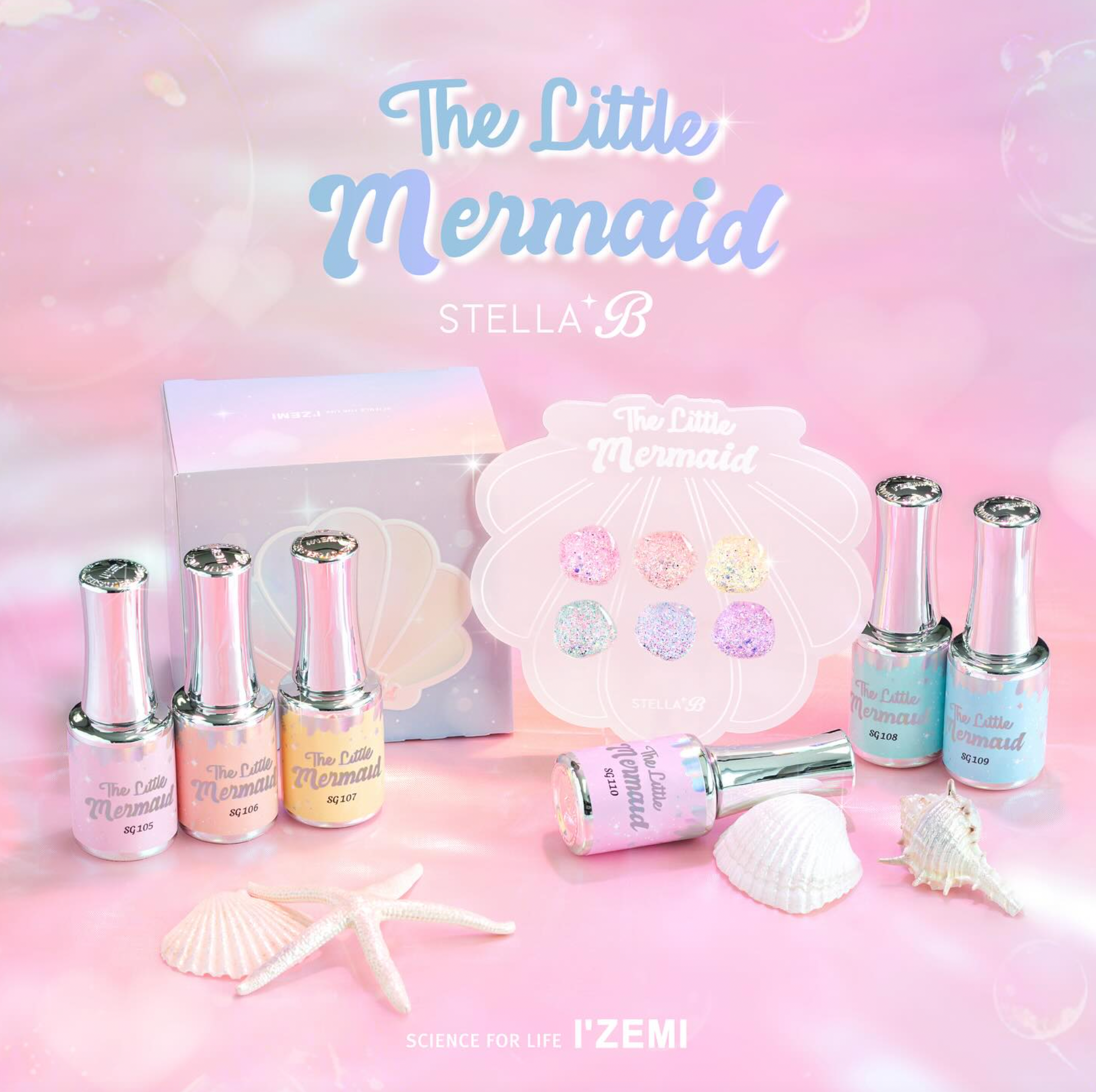 IZEMI Stella-B The little Mermaid 6pc collection