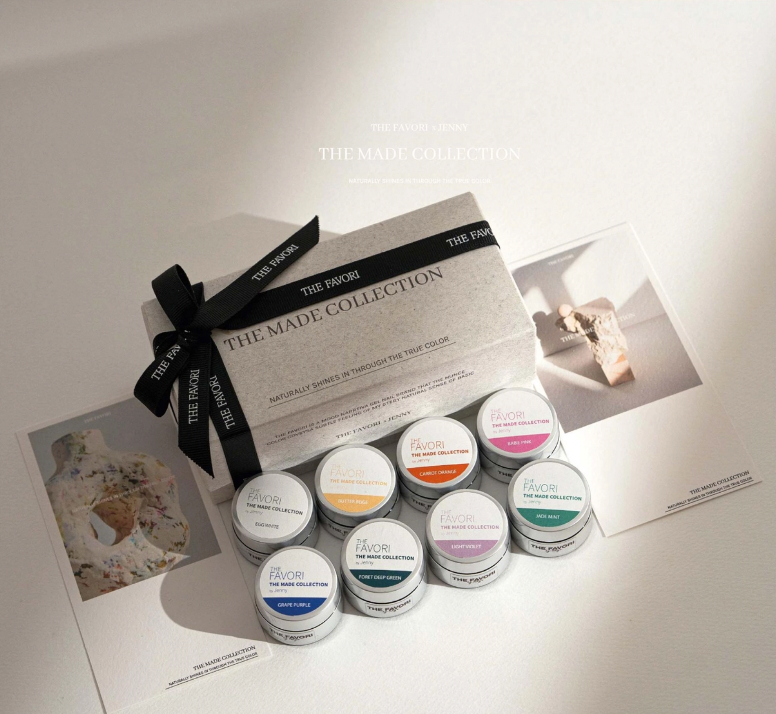 THE FAVORI x JENNY The made gel collection ver.1 - 8pc set – Luna THE FAVORI x JENNY The made gel collection ver.1 - 8pc set – Luna