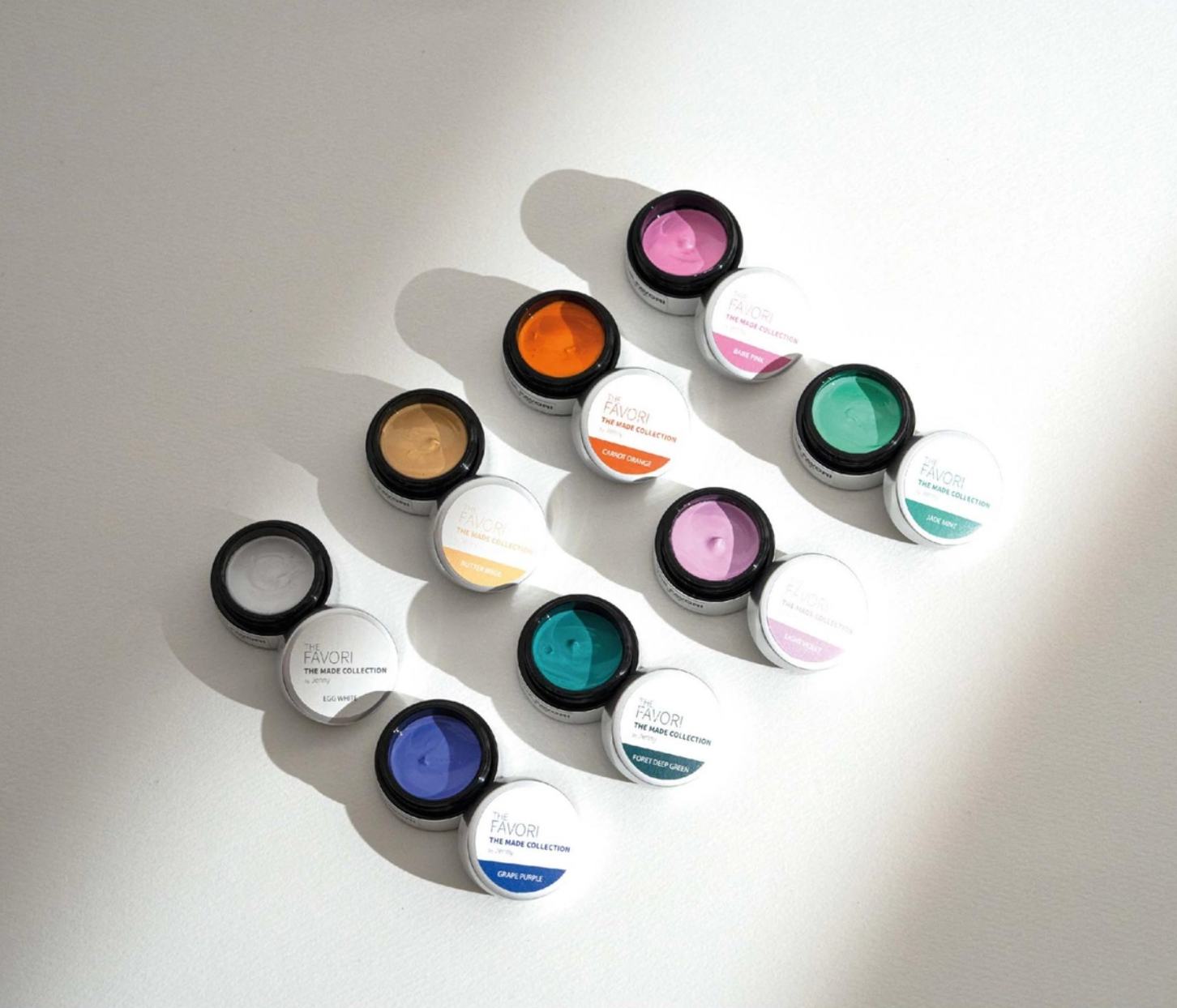 THE FAVORI x JENNY The made gel collection ver.1 - 8pc set – Luna THE FAVORI x JENNY The made gel collection ver.1 - 8pc set – Luna